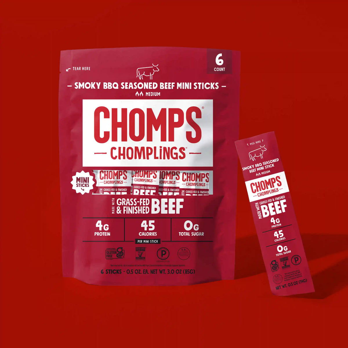 6 ct. Smoky BBQ Beef Chomplings